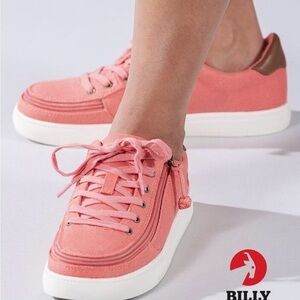 Trendy Pink and Brown Platform Sneakers